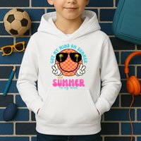 Got My Mind On Summer And Summer On My Mind Peace Smile Kids Hoodie
