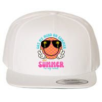 Got My Mind On Summer And Summer On My Mind Peace Smile Wool Snapback Cap
