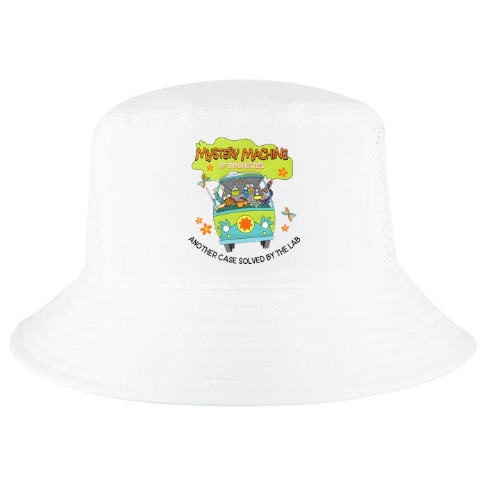 Groovy Mystery Machine Of Diagnostics Lab Tech Lab Week 2025 Cool Comfort Performance Bucket Hat