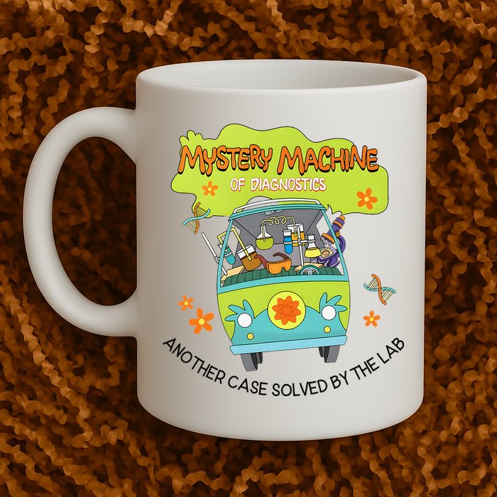 Groovy Mystery Machine Of Diagnostics Lab Tech Lab Week 2025 Coffee Mug