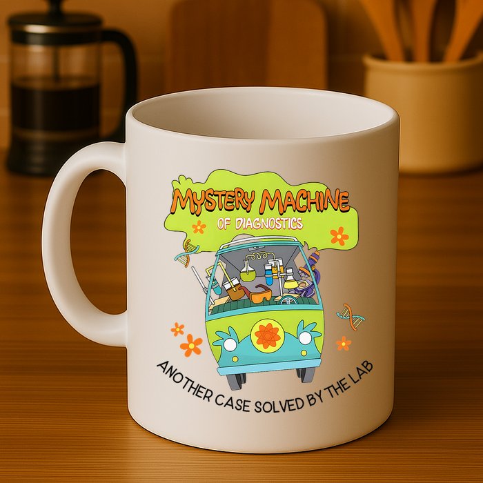 Groovy Mystery Machine Of Diagnostics Lab Tech Lab Week 2025 Coffee Mug