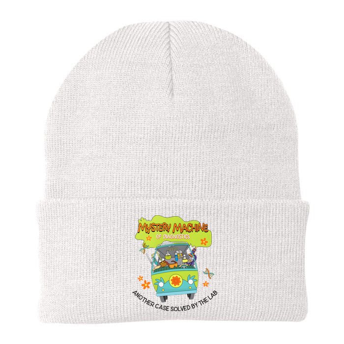 Groovy Mystery Machine Of Diagnostics Lab Tech Lab Week 2025 Knit Cap Winter Beanie