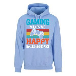 Gaming Makes Me Happy You Not Too Much Gift Unisex Surf Hoodie