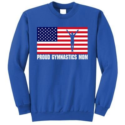 Gymnastics Mom (Male Gymnast And Usa Flag) Meaningful Gift Sweatshirt