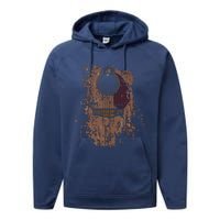 Guitar Music Musician Guitarist Distressed Acoustic Performance Fleece Hoodie