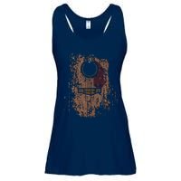 Guitar Music Musician Guitarist Distressed Acoustic Ladies Essential Flowy Tank