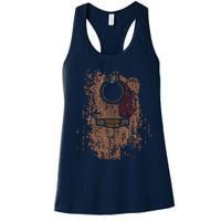 Guitar Music Musician Guitarist Distressed Acoustic Women's Racerback Tank