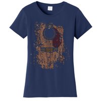 Guitar Music Musician Guitarist Distressed Acoustic Women's T-Shirt