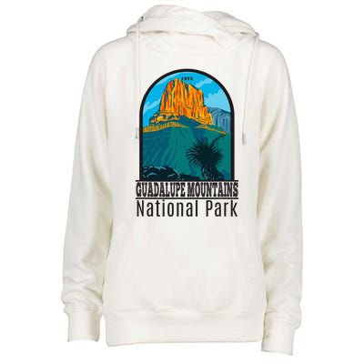 Guadalupe Mountains National Park Womens Funnel Neck Pullover Hood