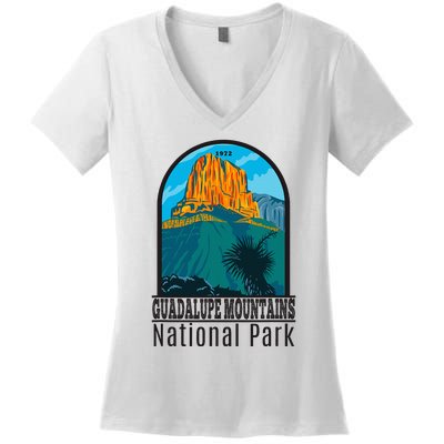 Guadalupe Mountains National Park Women's V-Neck T-Shirt