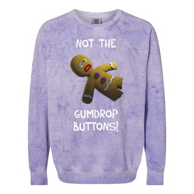 Gingerbread Man Not The Gumdrop Colorblast Crewneck Sweatshirt