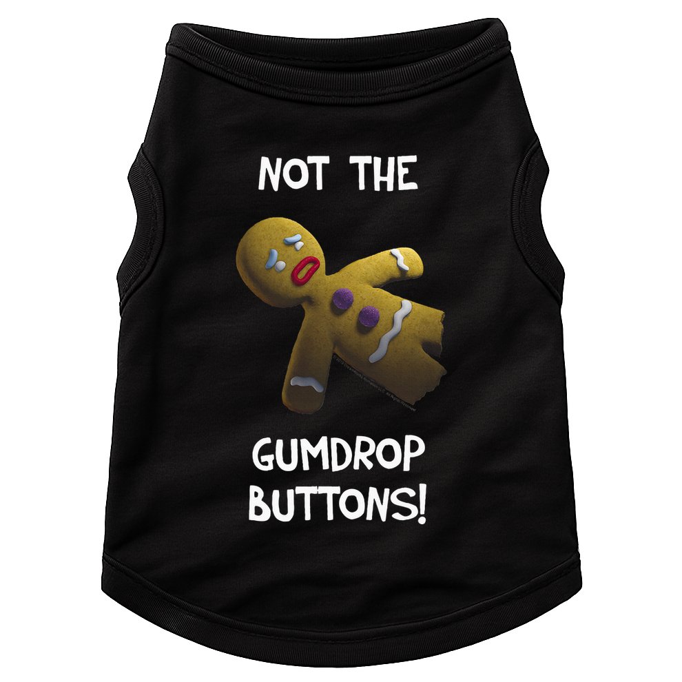 Gingerbread Man Not The Gumdrop Doggie Tank