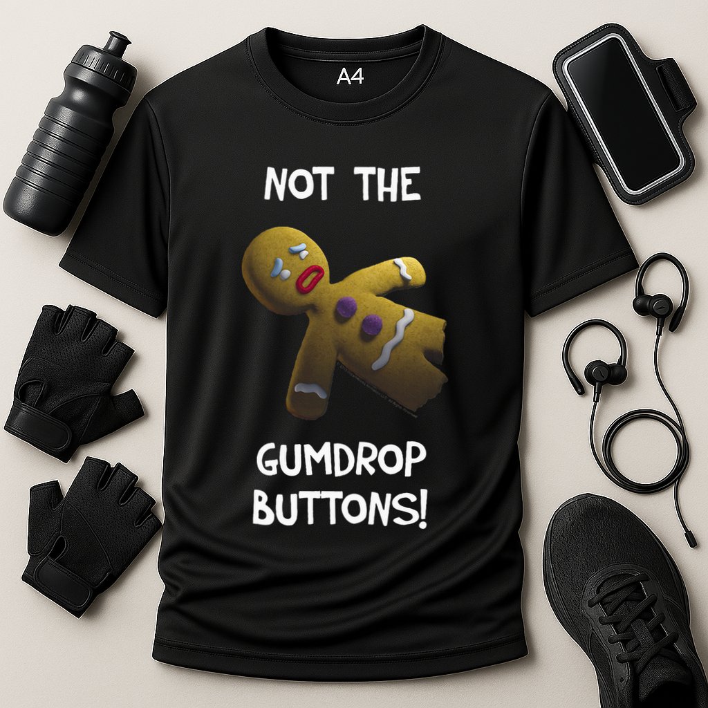 Gingerbread Man Not The Gumdrop Performance Shirt