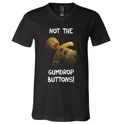 Gingerbread Man Not The Gumdrop V-Neck T-Shirt