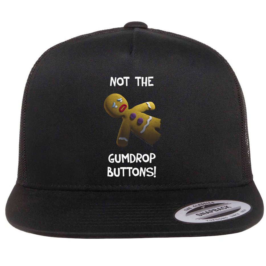 Gingerbread Man Not The Gumdrop Flat Bill Trucker Hat