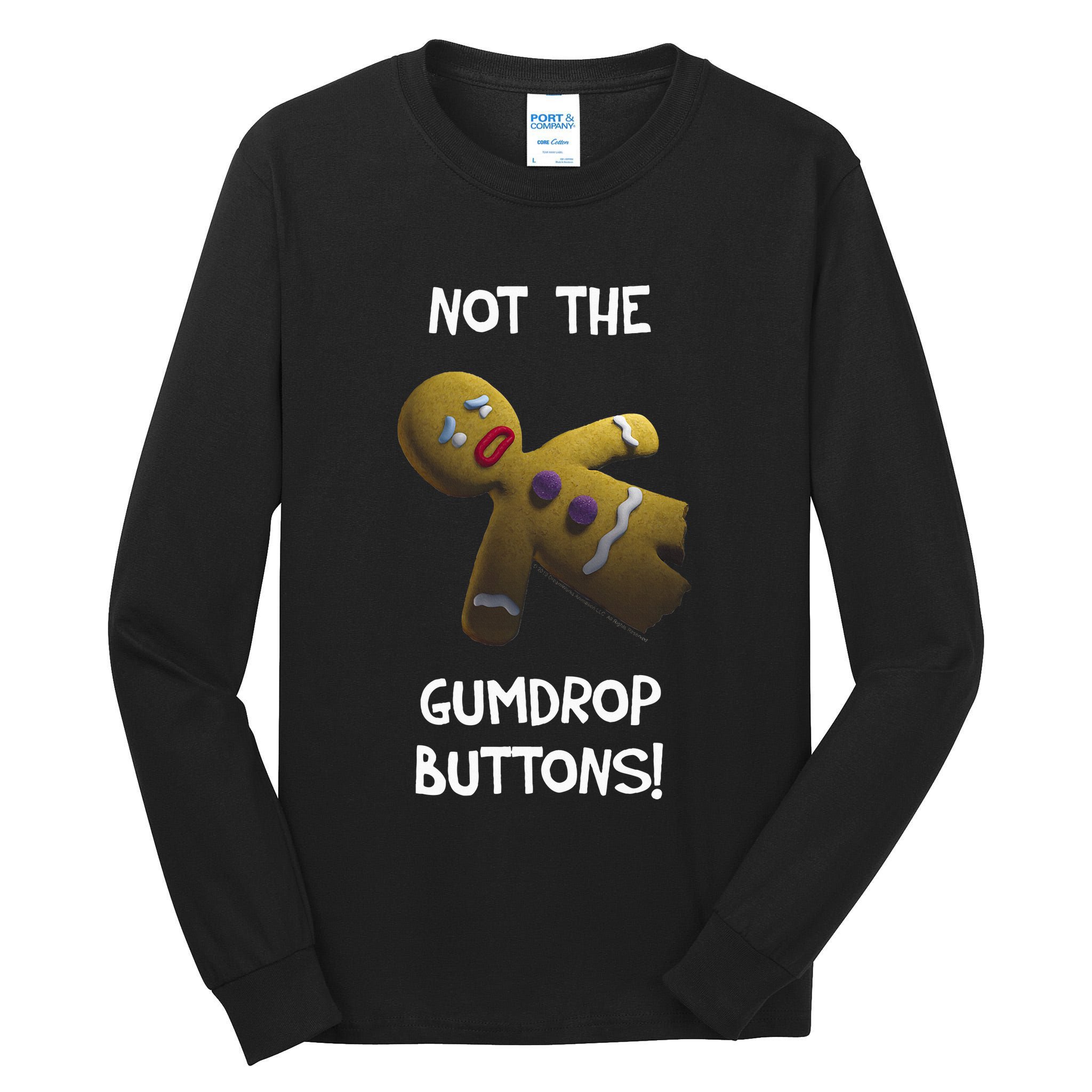 Gingerbread Man Not The Gumdrop Tall Long Sleeve T-Shirt