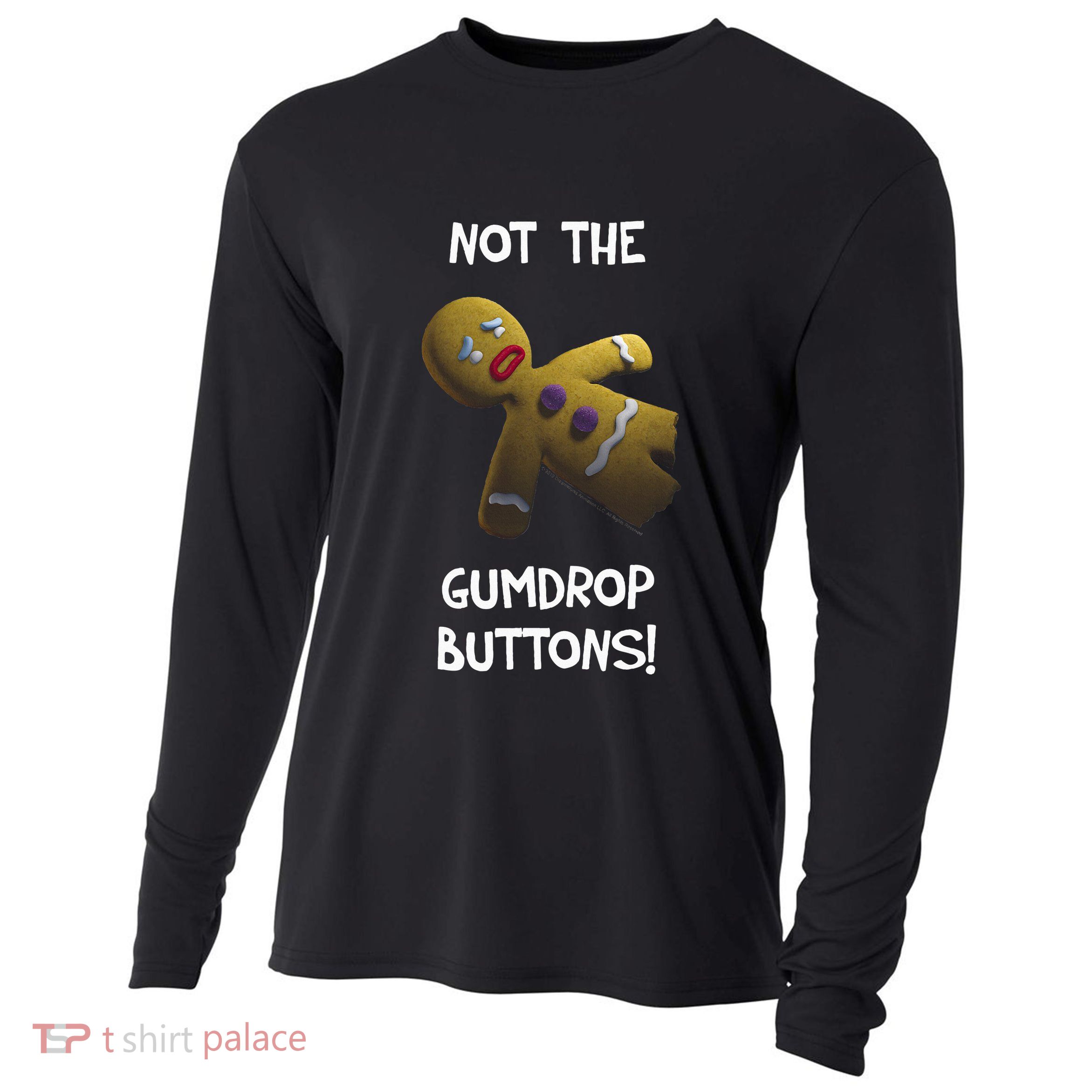 Gingerbread Man Not The Gumdrop Cooling Performance Long Sleeve Crew