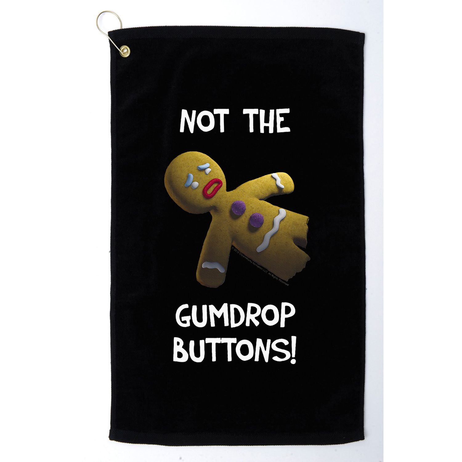 Gingerbread Man Not The Gumdrop Golf Towel