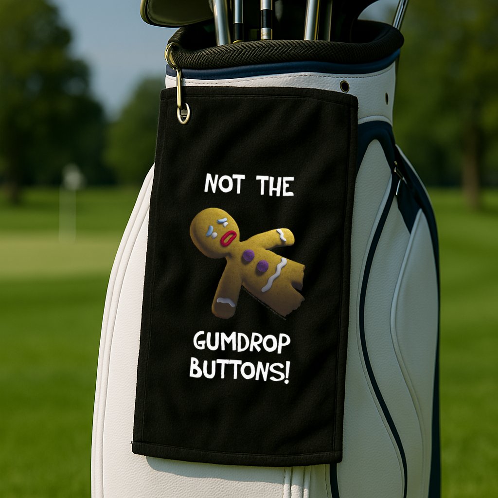 Gingerbread Man Not The Gumdrop Golf Towel