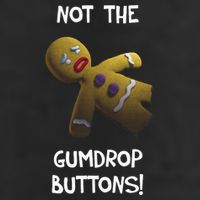 Gingerbread Man Not The Gumdrop Golf Towel