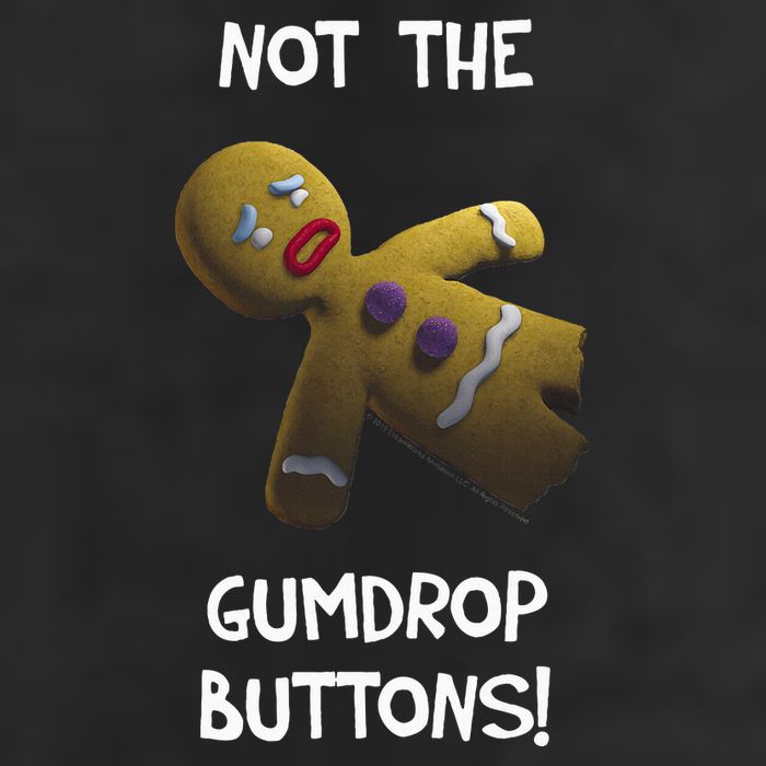 Gingerbread Man Not The Gumdrop Golf Towel