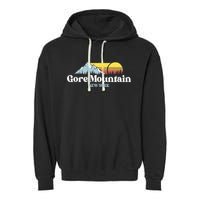 Gore Mountain, NEW YORK, Snow Ski Snowboard Skiing Location Garment-Dyed Fleece Hoodie