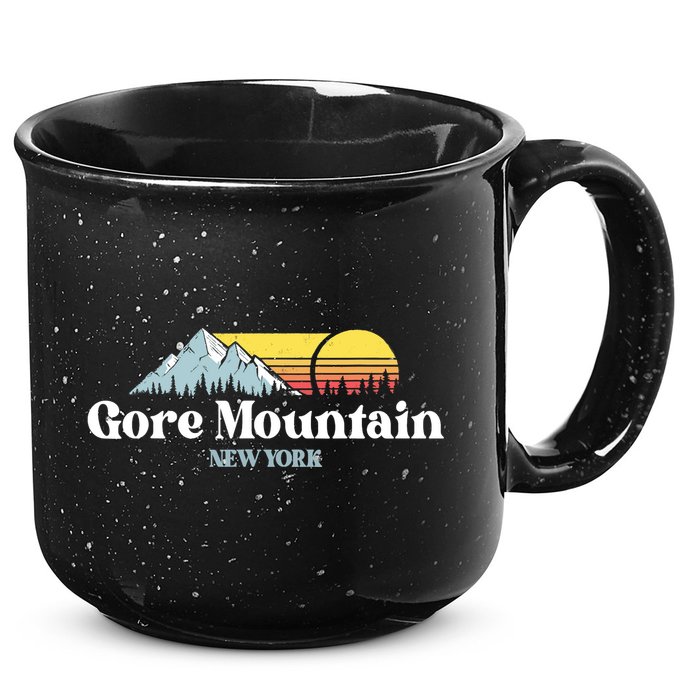 Gore Mountain, NEW YORK, Snow Ski Snowboard Skiing Location 15oz Campfire Ceramic Mug