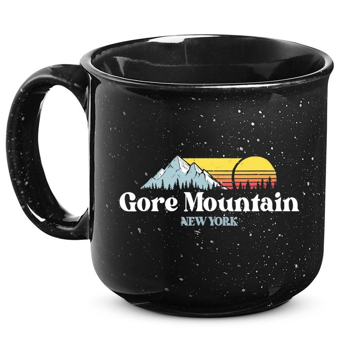 Gore Mountain, NEW YORK, Snow Ski Snowboard Skiing Location 15oz Campfire Ceramic Mug