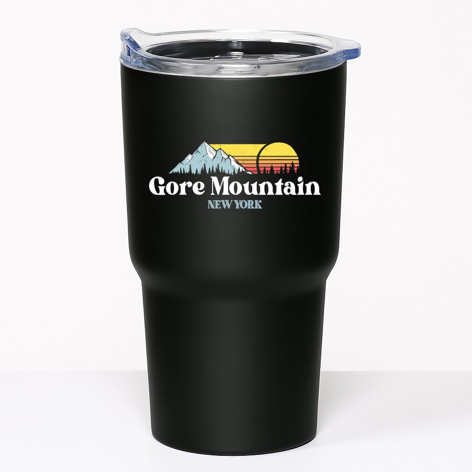 Gore Mountain, NEW YORK, Snow Ski Snowboard Skiing Location Tumbler