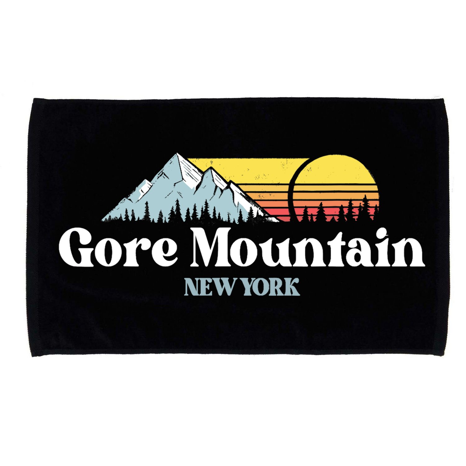 Gore Mountain, NEW YORK, Snow Ski Snowboard Skiing Location Microfiber Hand Towel
