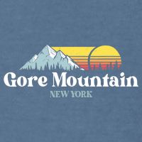 Gore Mountain, NEW YORK, Snow Ski Snowboard Skiing Location Garment-Dyed Sweatshirt