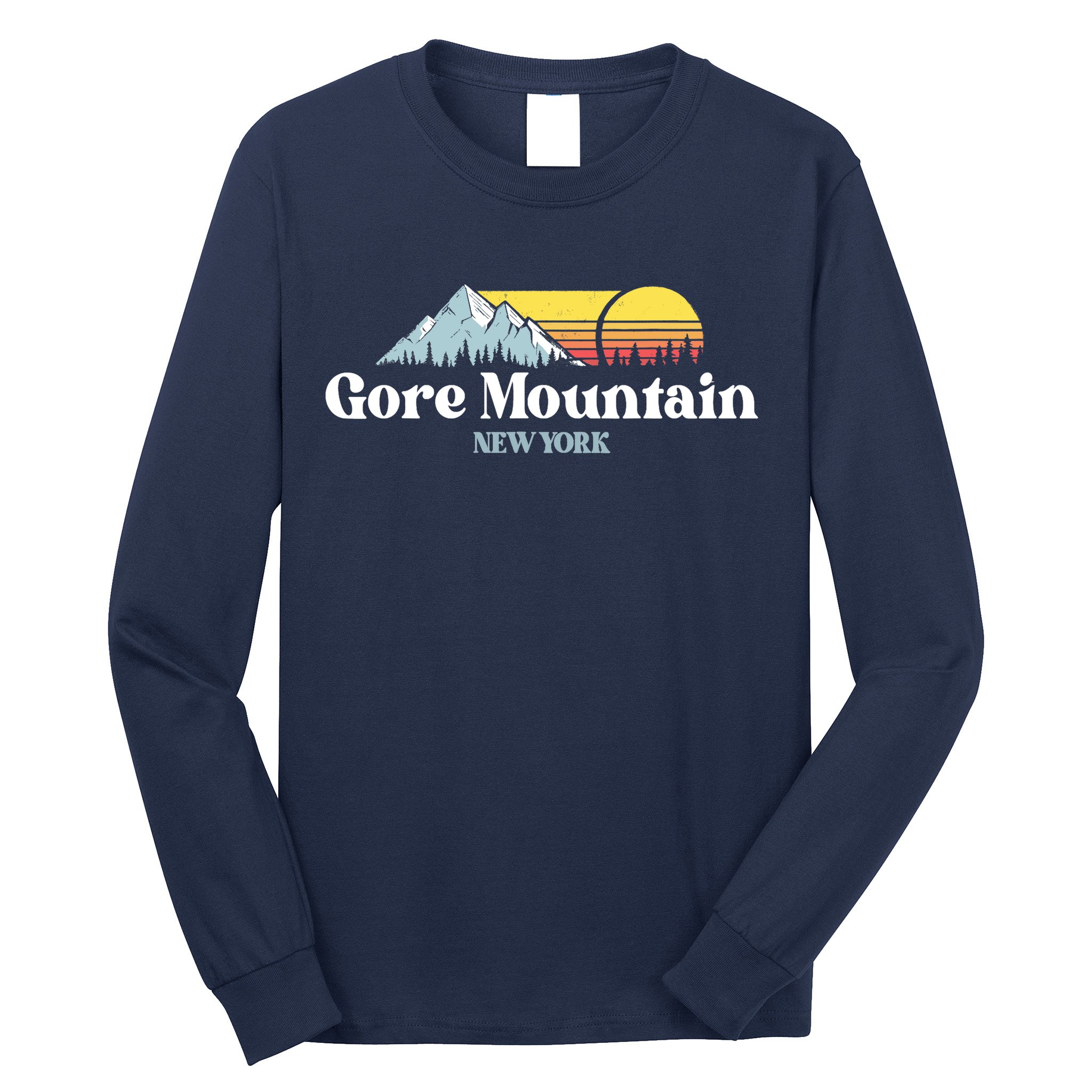 Gore Mountain, NEW YORK, Snow Ski Snowboard Skiing Location Long Sleeve Shirt