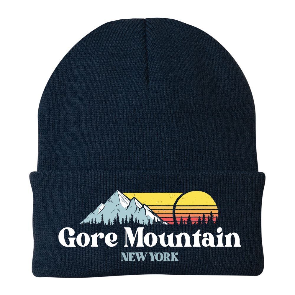Gore Mountain, NEW YORK, Snow Ski Snowboard Skiing Location Beanie