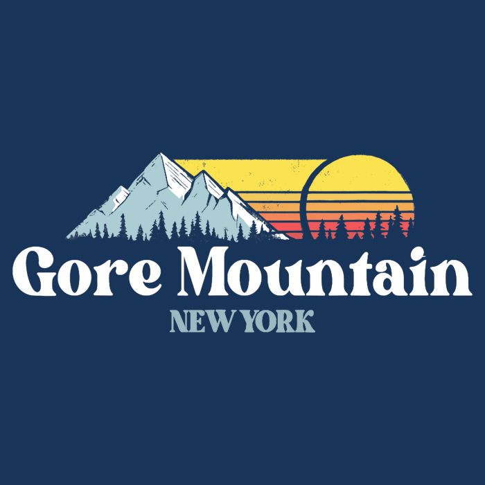 Gore Mountain, NEW YORK, Snow Ski Snowboard Skiing Location Drawstring Bag