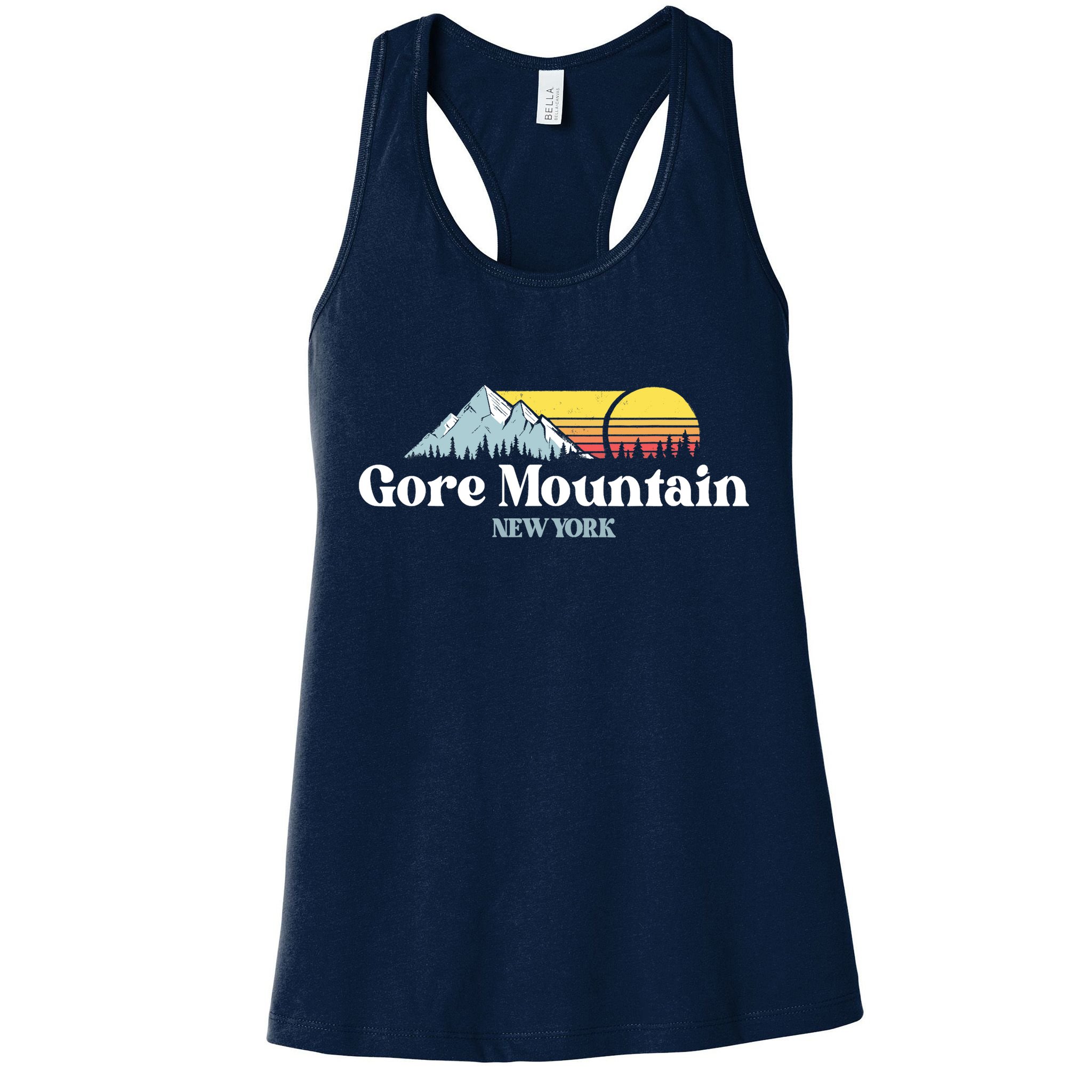 Gore Mountain, NEW YORK, Snow Ski Snowboard Skiing Location Womens Tank Top