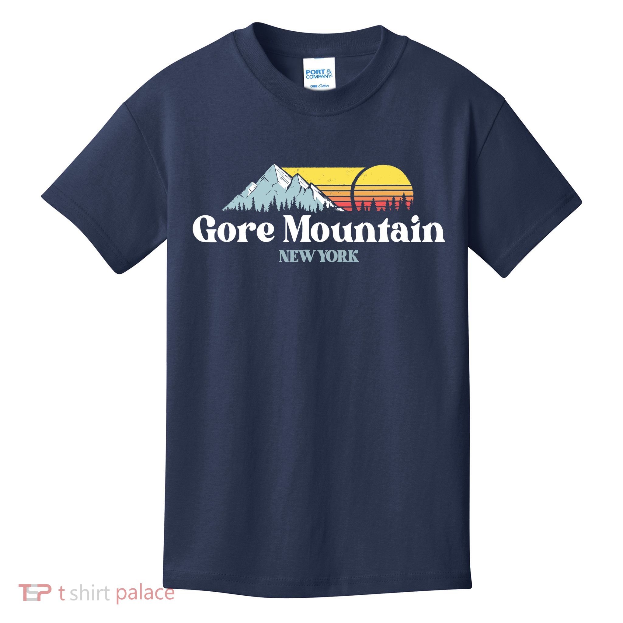Gore Mountain, NEW YORK, Snow Ski Snowboard Skiing Location Kids T-Shirt