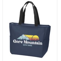 Gore Mountain, NEW YORK, Snow Ski Snowboard Skiing Location Zip Tote Bag