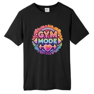 Gym Mode Neon Fitness Design For Gymer Fitness Gym Life Tall Fusion ChromaSoft Performance T-Shirt