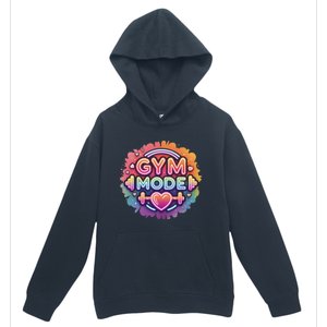 Gym Mode Neon Fitness Design For Gymer Fitness Gym Life Urban Pullover Hoodie