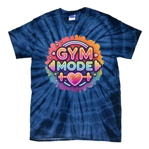 Gym Mode Neon Fitness Design For Gymer Fitness Gym Life Tie-Dye T-Shirt