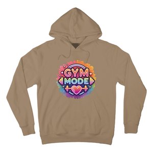 Gym Mode Neon Fitness Design For Gymer Fitness Gym Life Hoodie