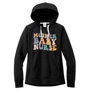 Groovy Mother Nurse Postpartum Mom Nursing Gift Women's Fleece Hoodie