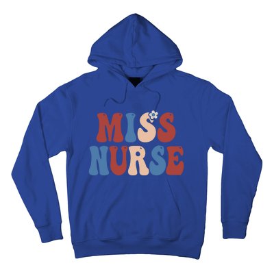 Groovy Miss Nurse 4th Of July Usa America Patriotic American Gift Hoodie