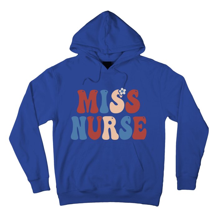 Groovy Miss Nurse 4th Of July Usa America Patriotic American Gift Hoodie