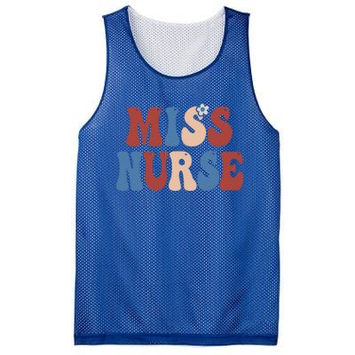 Groovy Miss Nurse 4th Of July Usa America Patriotic American Gift Mesh Reversible Basketball Jersey Tank