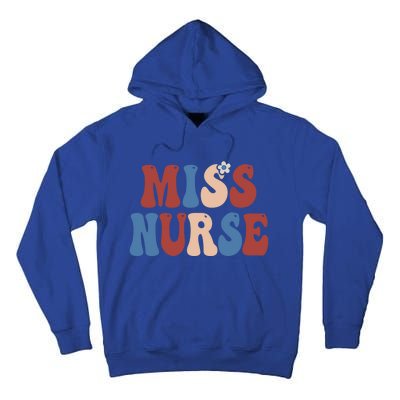 Groovy Miss Nurse 4th Of July Usa America Patriotic American Gift Tall Hoodie