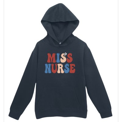 Groovy Miss Nurse 4th Of July Usa America Patriotic American Gift Urban Pullover Hoodie