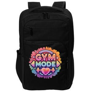 Gym Mode Neon Fitness Design For Gymer Fitness Gym Life Impact Tech Backpack