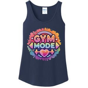 Gym Mode Neon Fitness Design For Gymer Fitness Gym Life Ladies Essential Tank