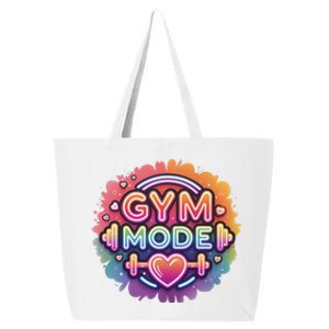 Gym Mode Neon Fitness Design For Gymer Fitness Gym Life 25L Jumbo Tote